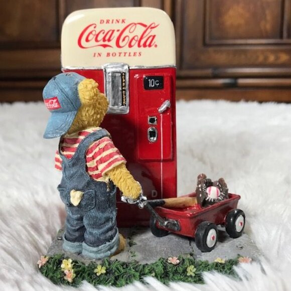 Coca-Cola x Boyds Bears Bearstone Collection 'Billy...The Pause That Refreshes' - Picture 6 of 9